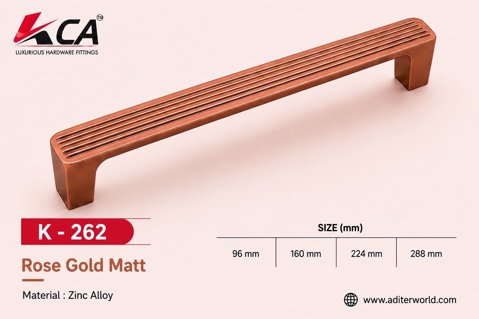 K-262 ROSE GOLD MATT