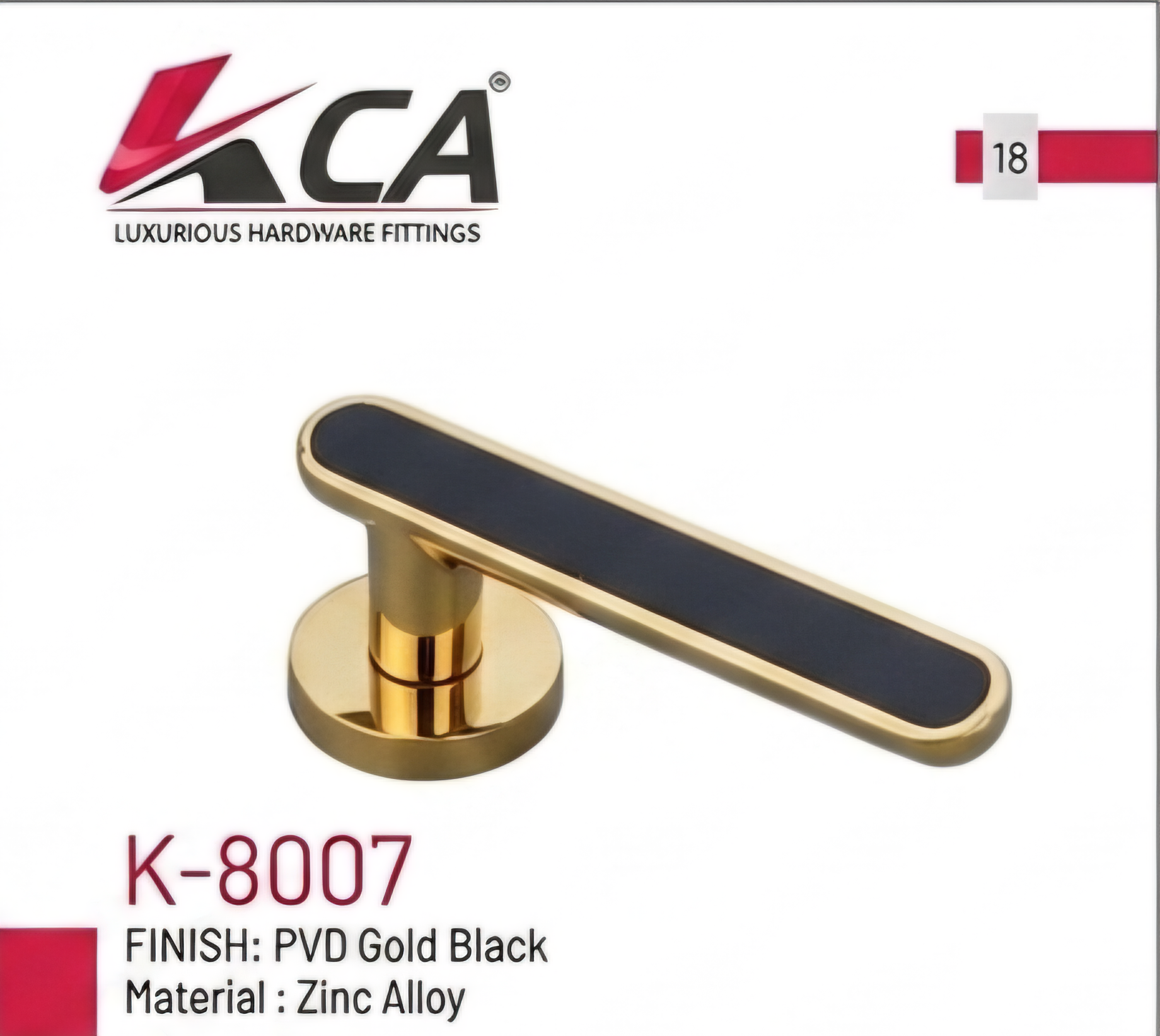 K-8007 PVD GOLD BLACK