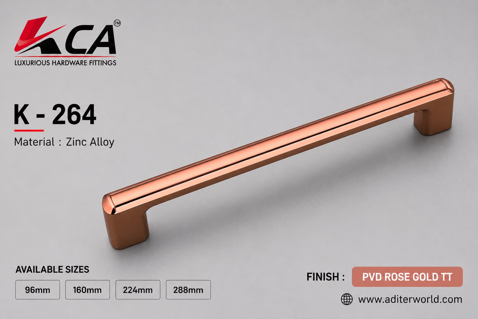 K-264 PVD ROSE GOLD TT