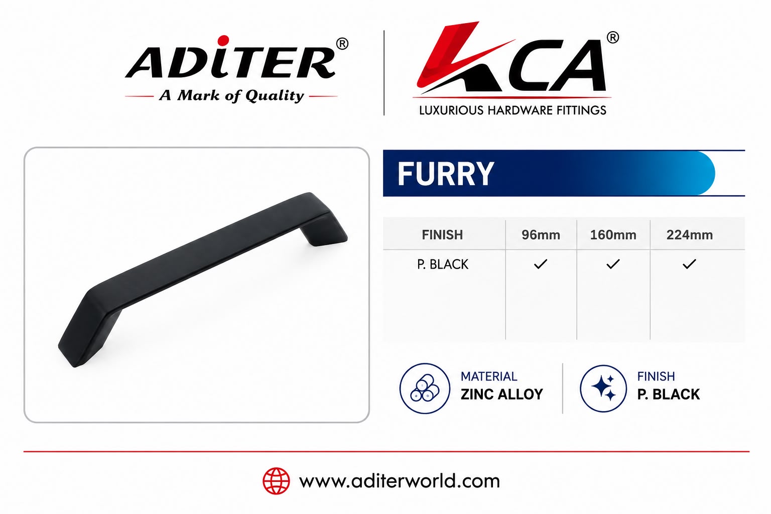 ADI- FURRY BLACK